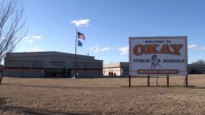 Okay, Oklahoma High School Sign